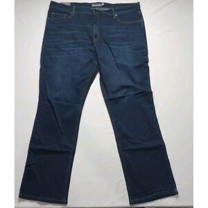 Member's Mark Men's Straight Fit Premium Stretch Denim Jeans Blue Size 42W 32L